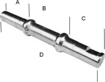 Oska stredová na klinok 43/52/48/136 mm