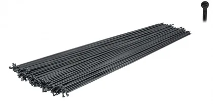 FORCE špice nerez čierne 2 mm