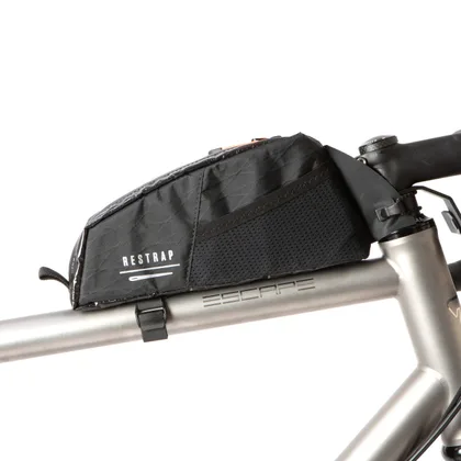 Restrap Race Top Tube Bag Short taška na rám, 1.2 l, čierna