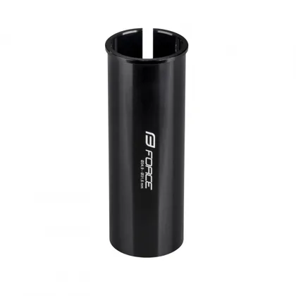 FORCE redukcia sedlovky 34,9-31,6mm, hliníková, čierna