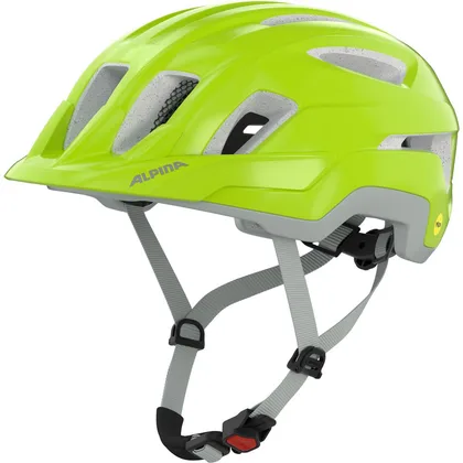 ALPINA Cyklistická prilba PARANUS MIPS zeleno-sivá (be-visible grey matt)