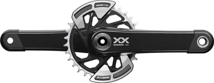 Kľuky SRAM XX Eagle Q174CL55 DUB175 BLK 2G32TT