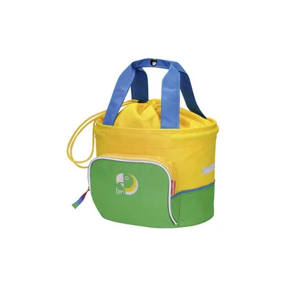 KLICKfix Lori Shopper detský batoh 4l Zelená, Zelená/Modrá/Červená/Fialová