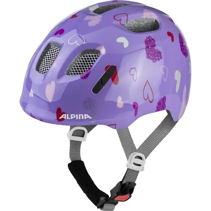 ALPINA cyklistická Junior prilba XIMO 2, purple hearts gloss