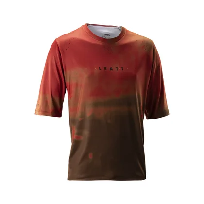 LEATT dres krátky rukáv MTB Gravity 4.0, Dusty Red