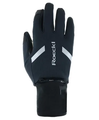 ROECKL cyklistické rukavice zimné Riveo 3, unisex, black