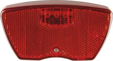 Svetlo zadné na nosič s odrazkou, 3LED, 1F. V cene výrobku je zahrnutý recykl.pop.pre SR v sume 0,1248 €/kg.