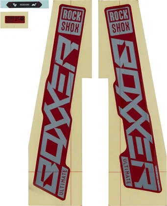 Nálepky RockShox Boxxer ULT 27/29 GPLRF/Red