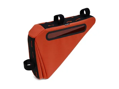 Capsuled Taška na rám bicykla Triangle Bag 3l Orange Rust, Čierna/Žltá/Červená