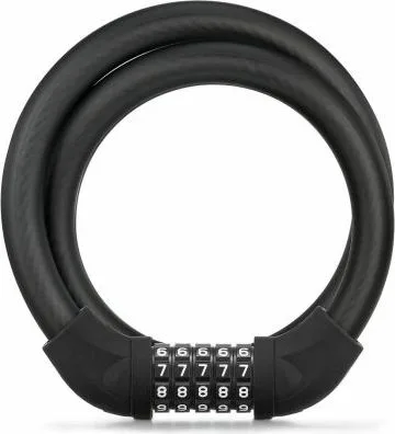 Zámok RockBros kódový 17x870mm, čierny