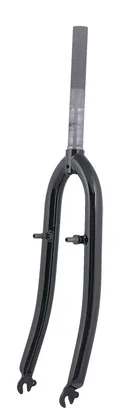 FORCE vidlica trekking 28" Fe 1" závit, čierna lesklá