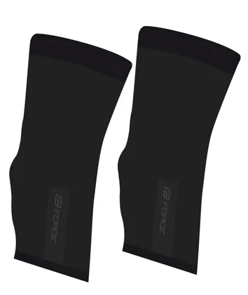 FORCE návleky na kolená BREEZE pletené, čierne
