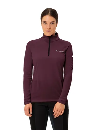 Vaude tričko s dlhým rukávom Larice Light, dámske, fialová - cassis