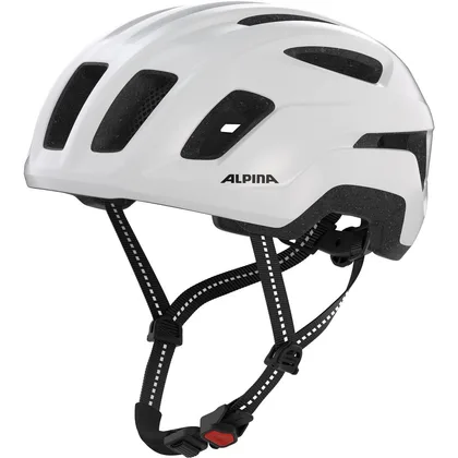 ALPINA Cyklistická prilba PARANUS URBAN biela lesklá (white gloss)