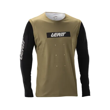 LEATT dres krátky rukáv MTB Gravity 8.0, Race Brown