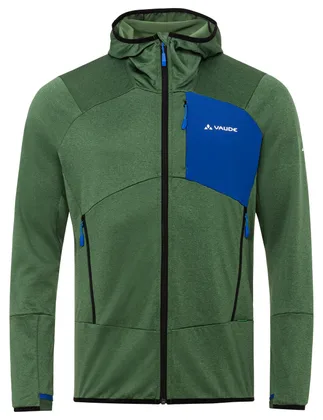 Vaude turistická mikina s kapucňou Monviso Fleece, pánska, woodland