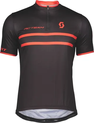 Pánsky dres Scott RC Team 20, krátky rukáv, Black/Fiery Red