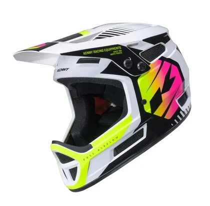 KENNY Cyklistická prilba ELITE GRAPHIC + Neon 2026 XL, Biela