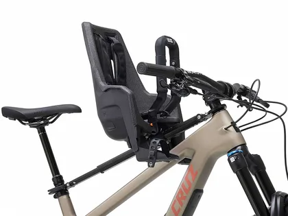 Kids Ride Shotgun MTB cyklosedačka Pro EVO, Čierna