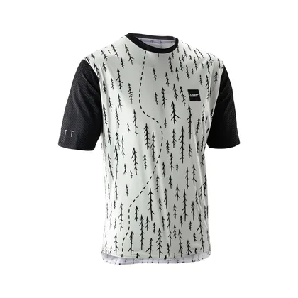 LEATT dres krátky rukáv MTB Trail 3.0, Trails White