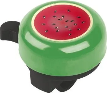 Zvonček oceľ 3D motív melón, na karte