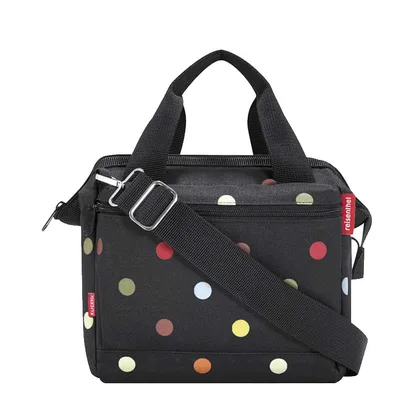 KLICKfix Taška na riadidlá Reisenthel Roomy DOTS, Sivá/DOTS