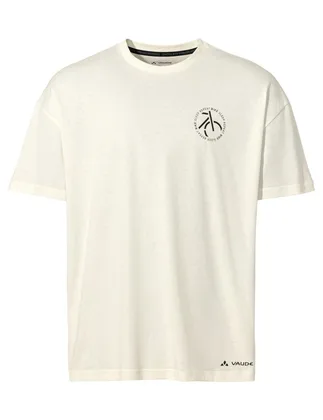 Vaude tričko s krátkym rukávom Cyclis Casual, pánske, offwhite
