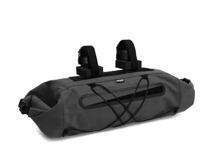 Capsuled Taška na riadidlá Handlebar Bag 7 l Volcanic Ash, Čierna/Žltá/Červená