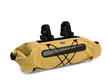 Capsuled Taška na riadidlá Handlebar Bag 7 l Ochre, Čierna/Žltá/Červená