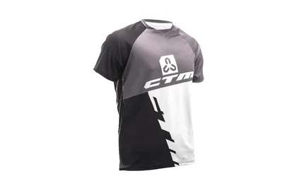 Dres CTM 2017 Enduro line, krátky rukáv, čierna/biela S