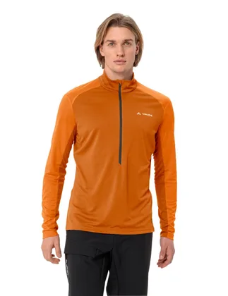 Vaude tričko s dlhým rukávom Larice Light, pánske, oranžová