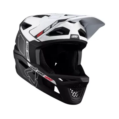 LEATT integrálna prilba MTB Gravity 6.0 Carbon, white