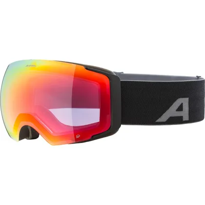 Alpina lyžiarske okuliare FALERA MAG black matt Quatroflex red