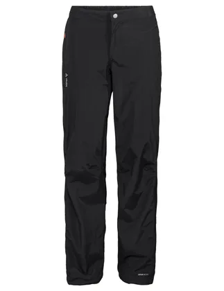 Vaude cyklistické nepremokavé nohavice Yaras Rain Zip III, dámske, black