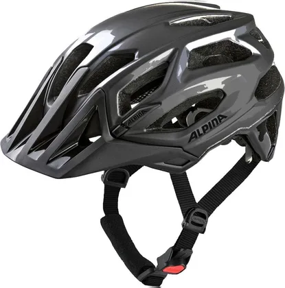 ALPINA Cyklistická prilba Garbanzo dark - silver gloss