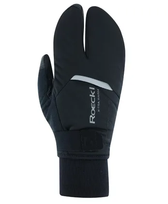 Roeckl cyklistické rukavice zimné Villach 3 Lobster, unisex, black