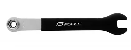 FORCE kľúč pedálový 15 s nástrčným kľúčom 14/15