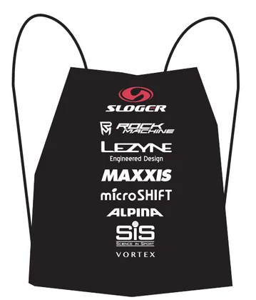 SLOGER vrecúško / batoh na chrbát, čierny