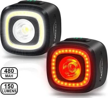 Svetlo sada Magicshine SEEMEE 150 Lm Combo v2.0, IPX6, USB nabíjanie, s USB káblom. V cene výrobku je zahrnutý recykl.pop.pre SR