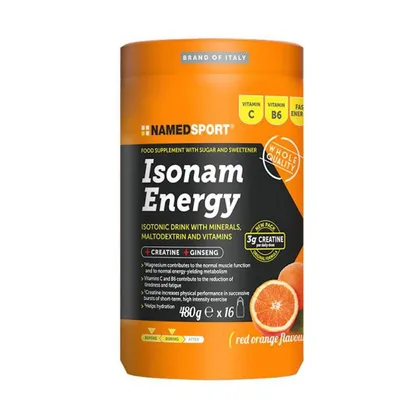Nápoj ISONAM ENERGY+3g kreatín pomaranč 480g