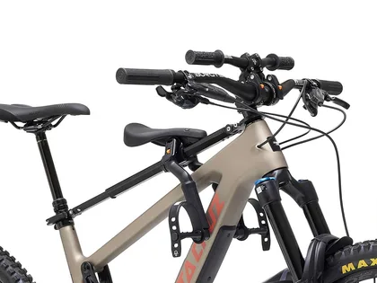Kids Ride Shotgun MTB sedačka a řidítka Pro Combo, Čierna
