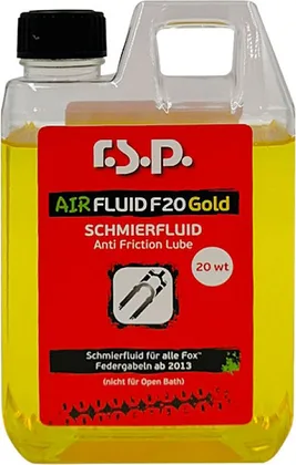 Olej R.S.P. Air Fluid 20WT Gold, 250ml