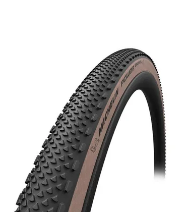 Plášť POWER GRAVEL 700x40C (40-622) 3x120TPI 495g TLR hnedý bok skladací
