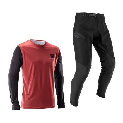 LEATT Ride Kit MTB Gravity 1.0 Junior, Dusty Red