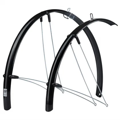 FORCE blatníky 36 Aluflex 28" cestné XL + vzpery, čierne