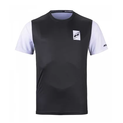 KENNY Cyklistické tričko PATROL Black, Čierna