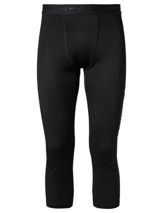 Vaude termo spodky Monviso Wool 3/4, pánske, black