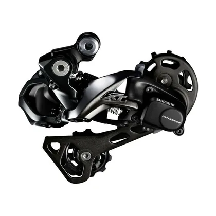 Prehadzovačka XT RD-M8050 11-k. Di2 čierna dlhé ramienko Shadow+
