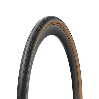 Plášť POWER ADVENTURE 700x36C (36-622) 3x120TPI 395g TLR hnedý bok skladací