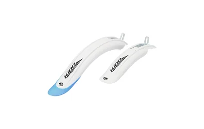 Blatníky CTM KIDO, SDS, biela/modrá 16''